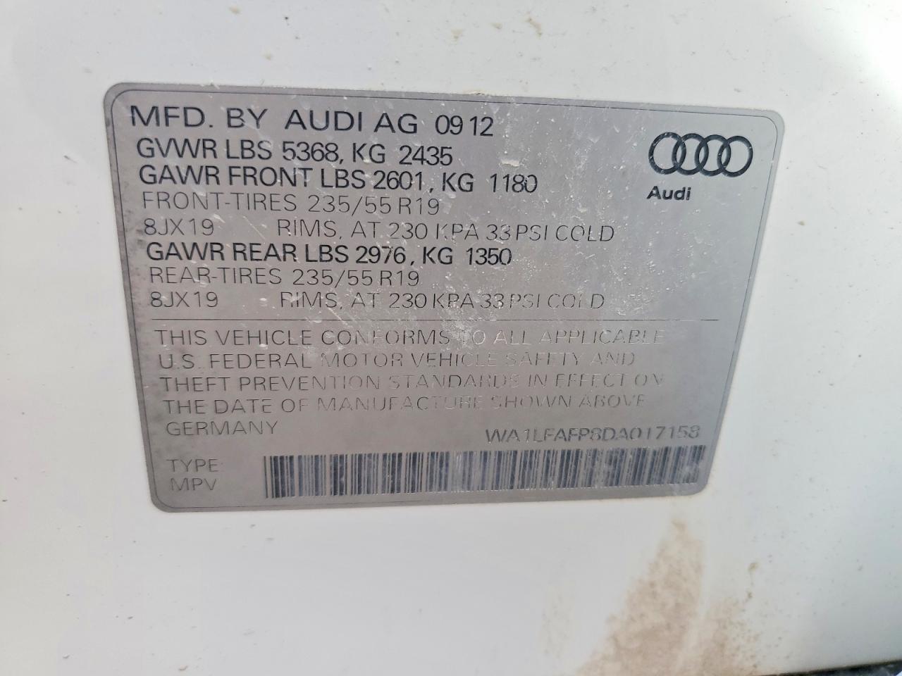 2013 Audi Q5 Premium Plus