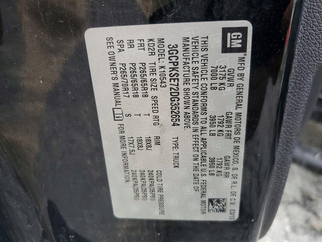 2013 Chevrolet Silverado K1500 LT