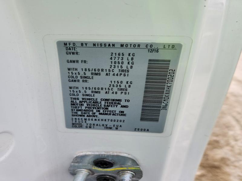 2017 Nissan NV200 SV