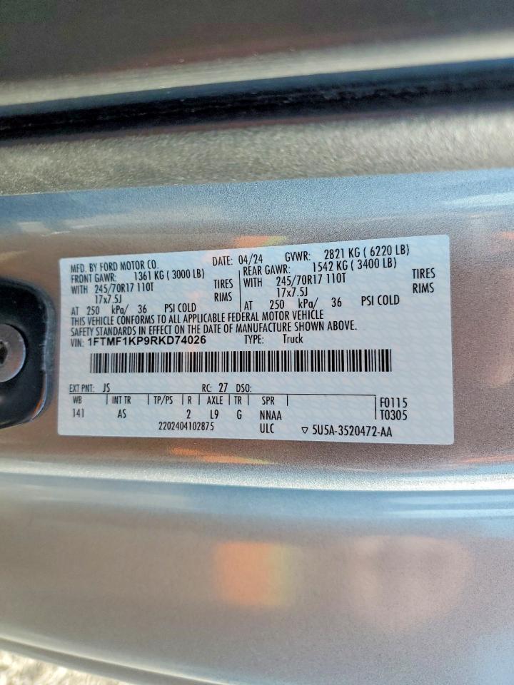 2024 Ford F150 XL
