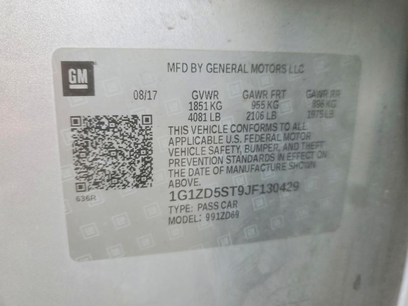 2018 Chevrolet Malibu lt