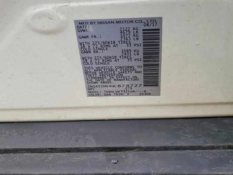 2017 Nissan Rogue sl