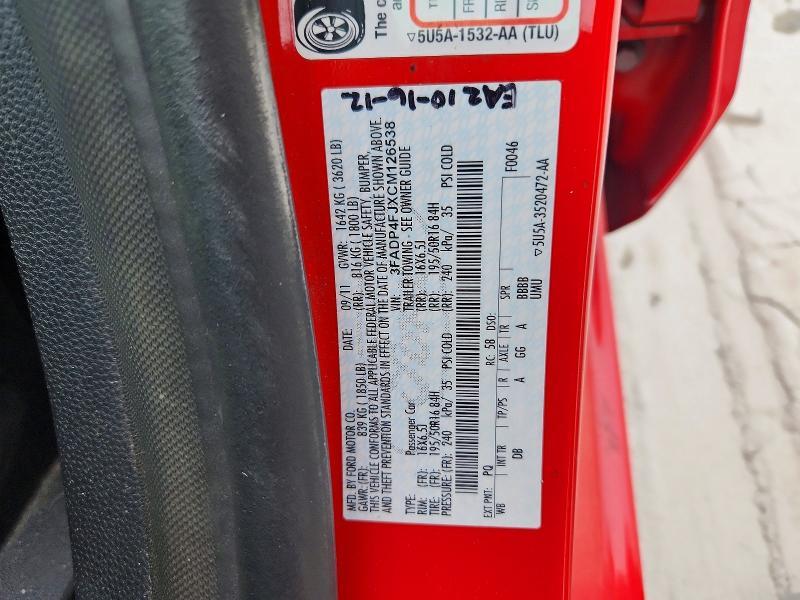 2012 Ford Fiesta ses