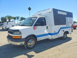 Salvage trucks for sale at Colton, CA auction: 2003 Chevrolet Express Utility / Service Truck
