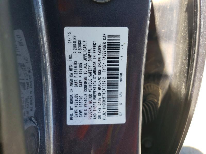 2016 Honda Accord ex