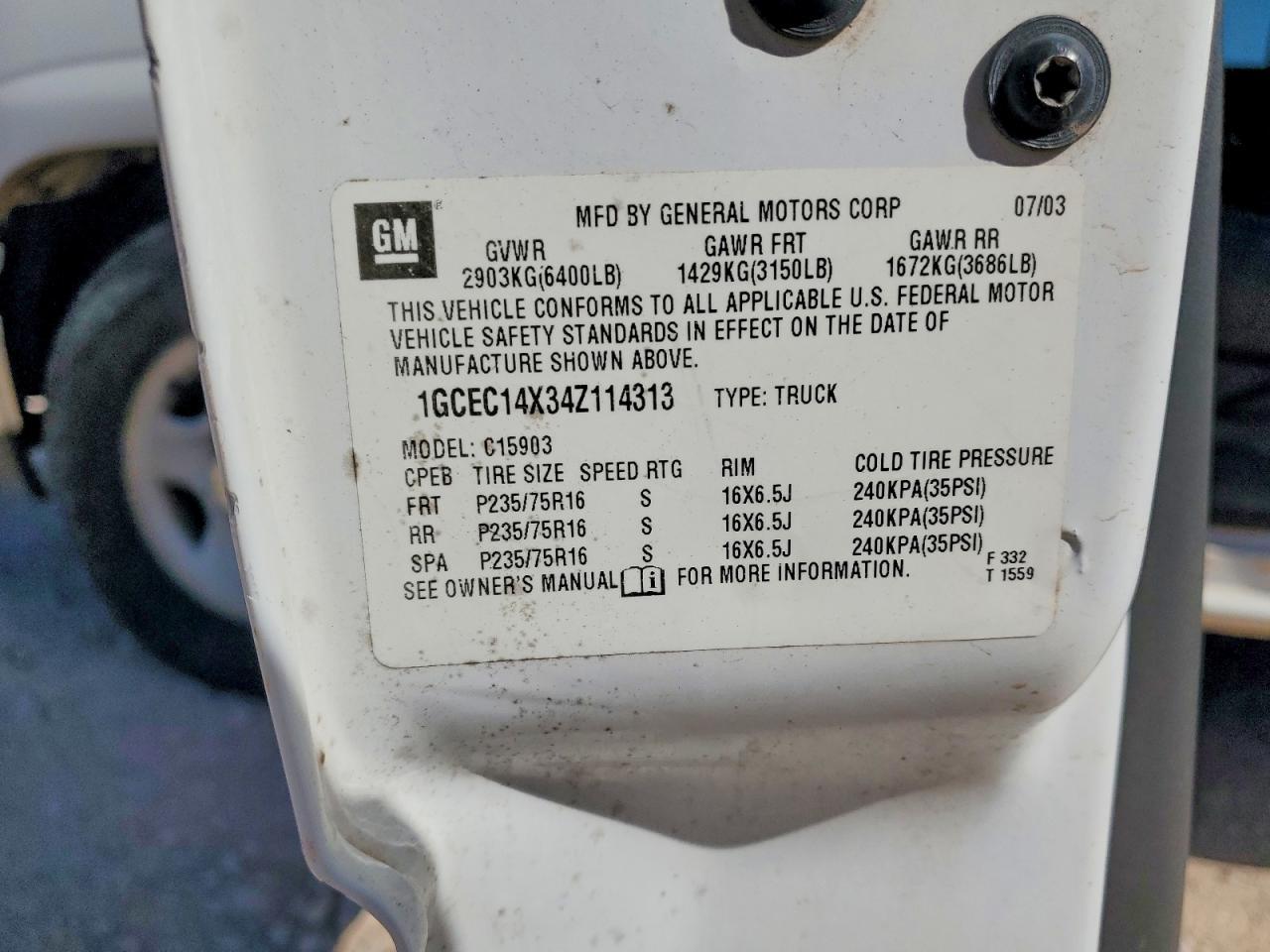 2004 Chevrolet Silverado C1500