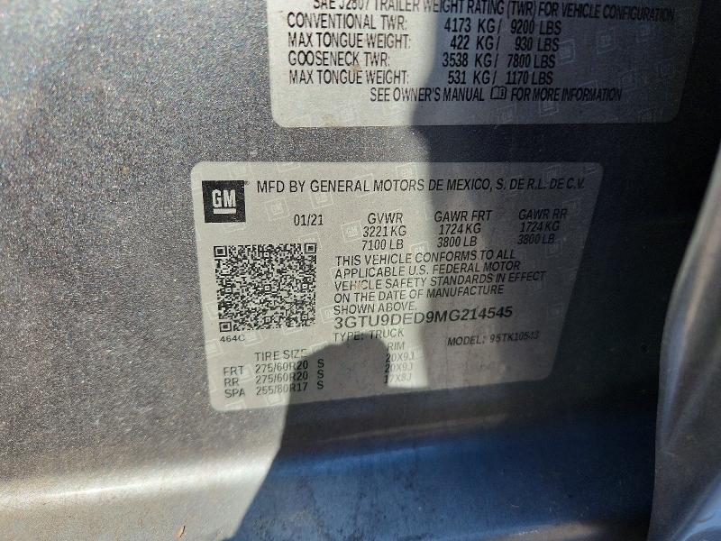 2021 GMC Sierra K1500 SLT