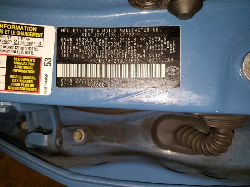 2022 Toyota Camry trd