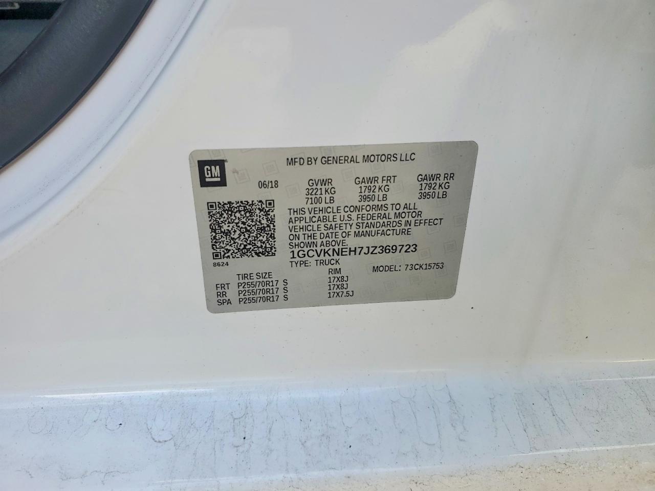 2018 Chevrolet Silverado K1500