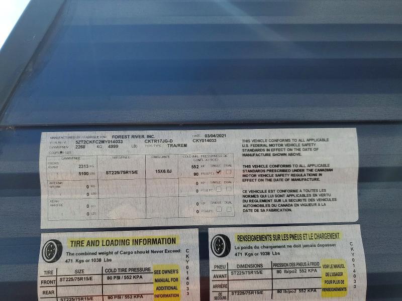 2021 Foresriver 2021 Forest River Wolf PUP Camper