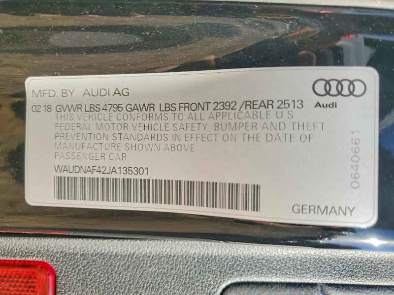 2018 Audi A4 Premium