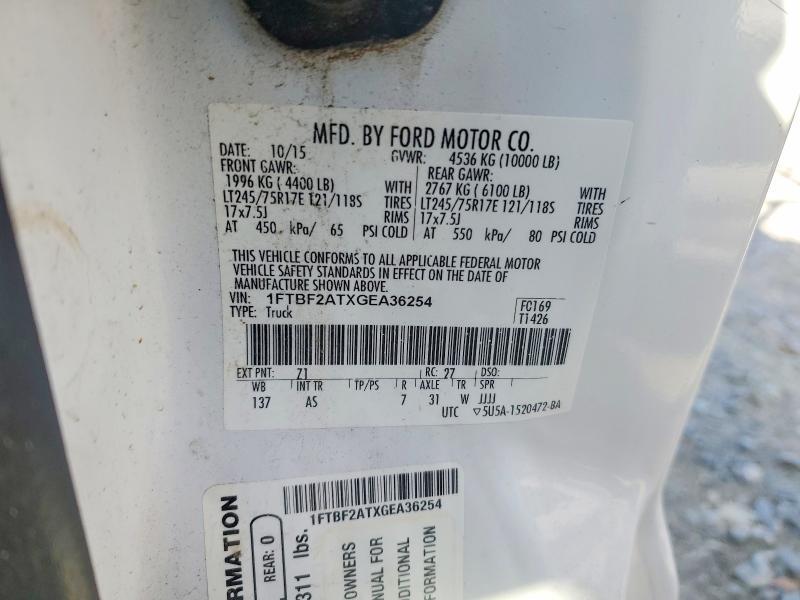 2016 Ford F250 Super Duty Utility / Service Truck