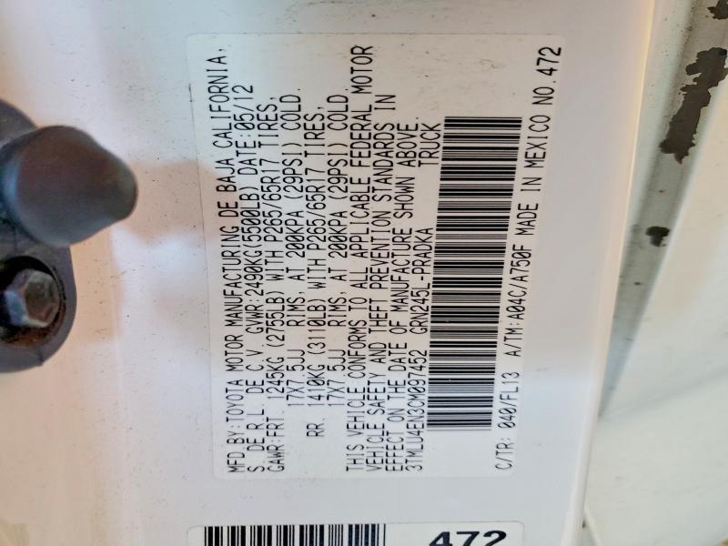 2012 Toyota Tacoma V6