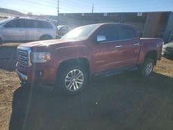 Salvage trucks for sale at Colorado Springs, CO auction: 2017 GMC Canyon SLT
