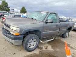Chevrolet salvage cars for sale: 2001 Chevrolet Silverado C2500 Heavy Duty