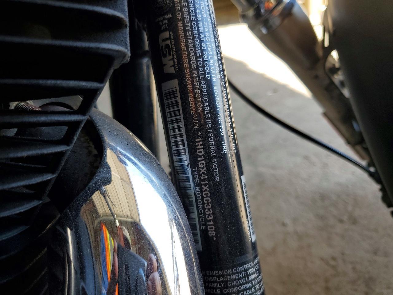 2012 Harley-Davidson Fxdb Dyna Street BOB