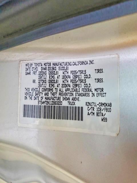 2001 Toyota Tacoma Base