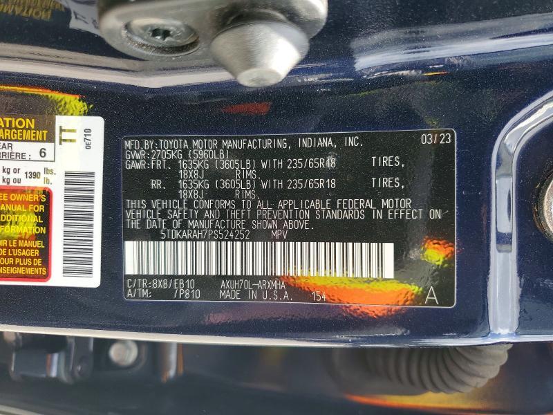 2023 Toyota Highlander Hybrid xle