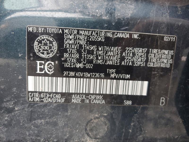 2011 Toyota Rav4 Base