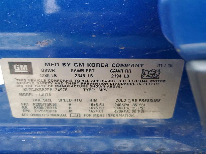 2015 Chevrolet Trax ls