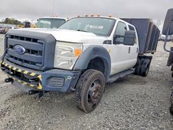 Ford salvage cars for sale: 2015 Ford F450 Super Duty Flatbed Truck