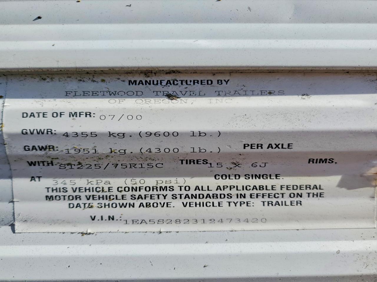 2001 Fleet Trailers