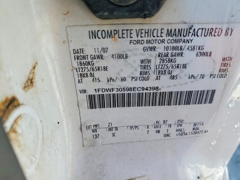 2008 Ford F350 4X2 SRW Splice Truck