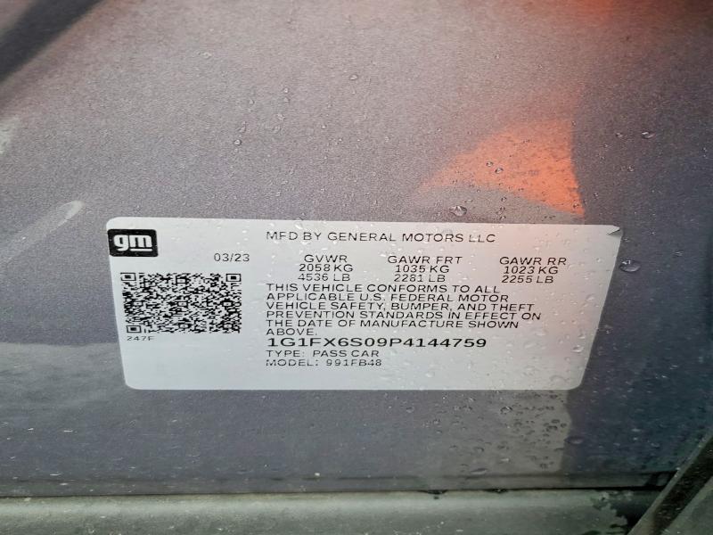 2023 Chev Bolt ev 2LT