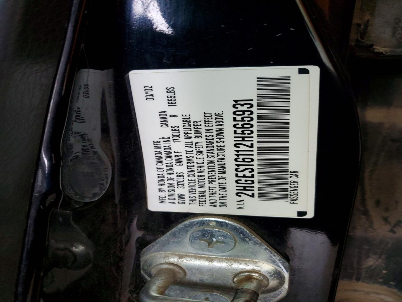 2002 Honda Civic dx