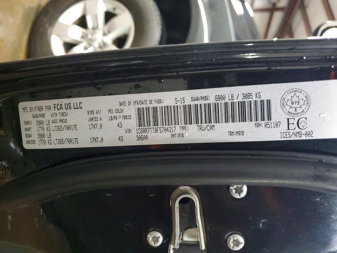 2015 Dodge RAM 1500 SLT