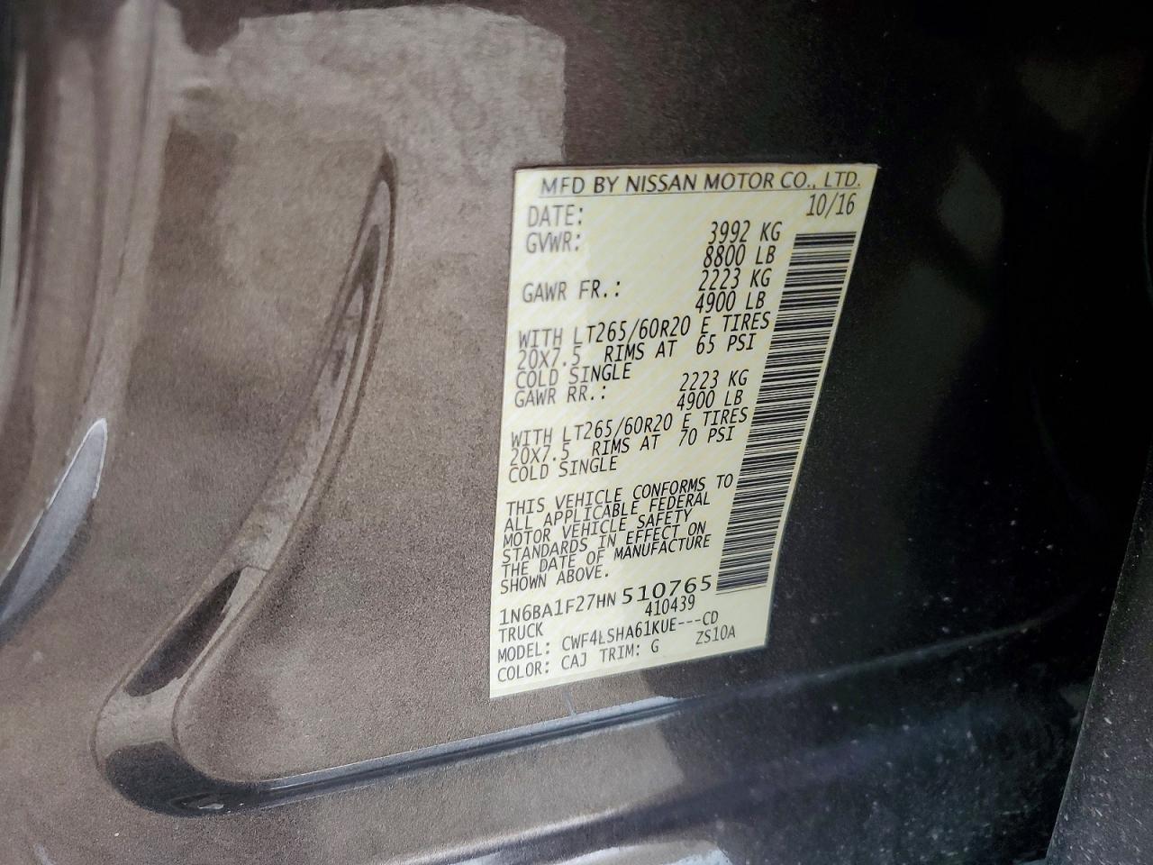 2017 Nissan Titan XD S