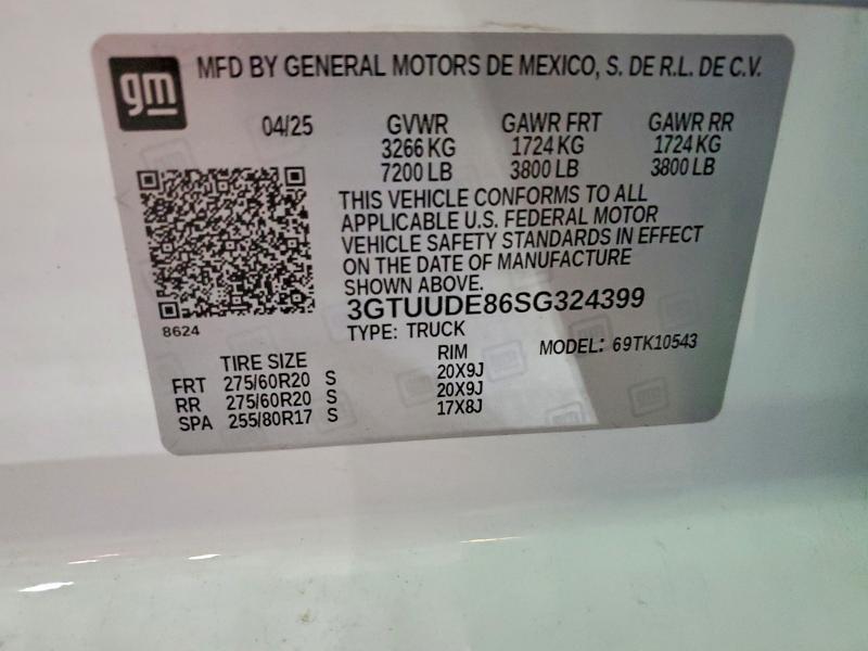 2025 GMC Sierra K1500 SLT