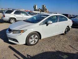 Honda salvage cars for sale: 2013 Honda Civic lx