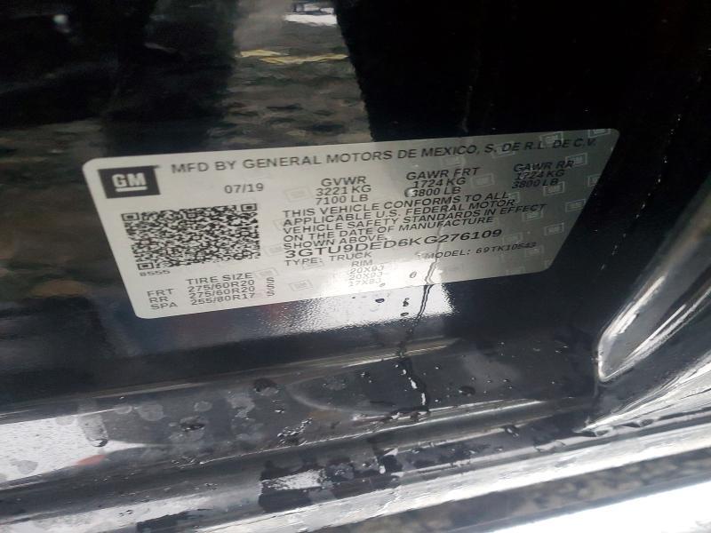 2019 GMC Sierra K1500 SLT