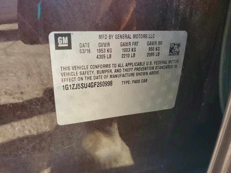 2016 Chevrolet Malibu Hybrid