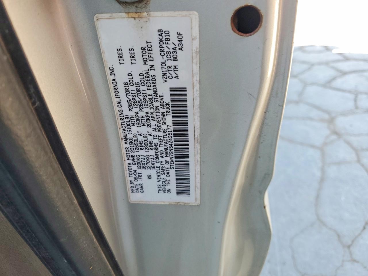 2004 Toyota Tacoma V6