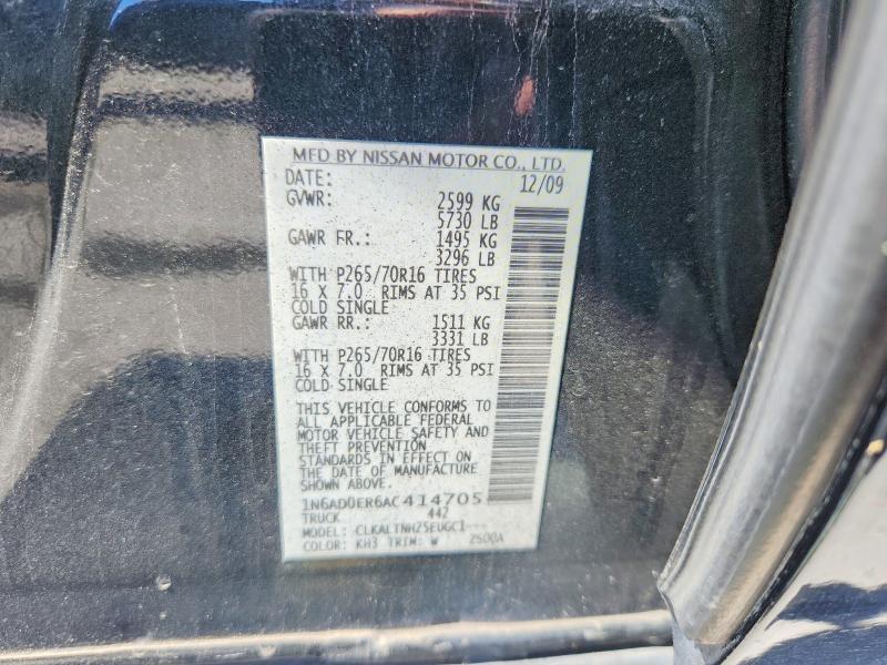 2010 Nissan Frontier SE V6