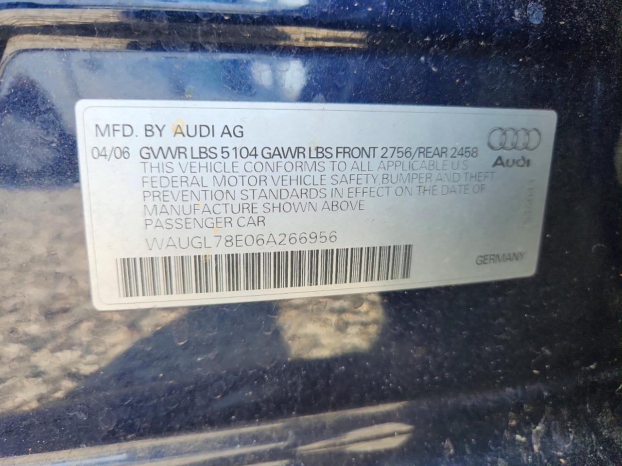 2006 Audi S4 Quattro