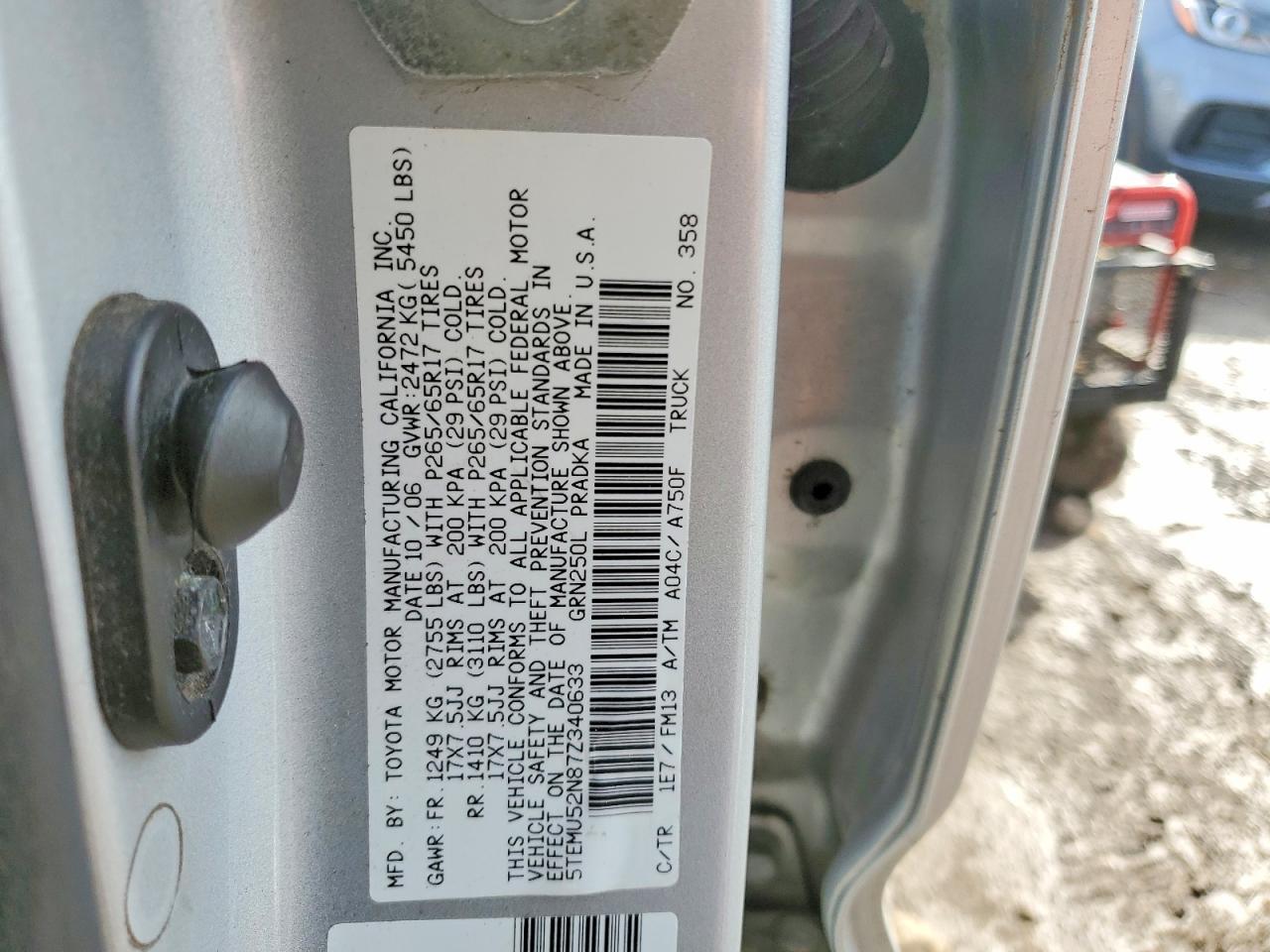 2007 Toyota Tacoma V6