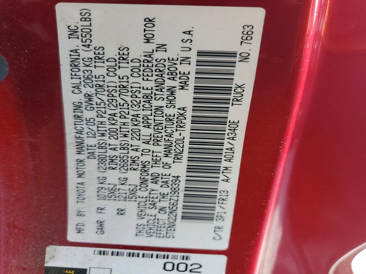 2006 Toyota Tacoma Base