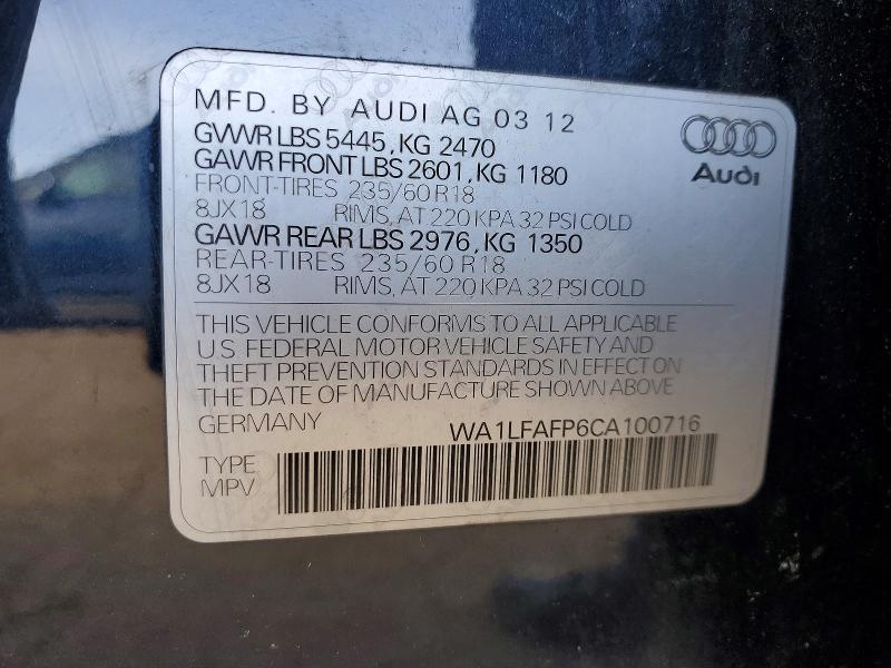 2012 Audi Q5 Premium Plus
