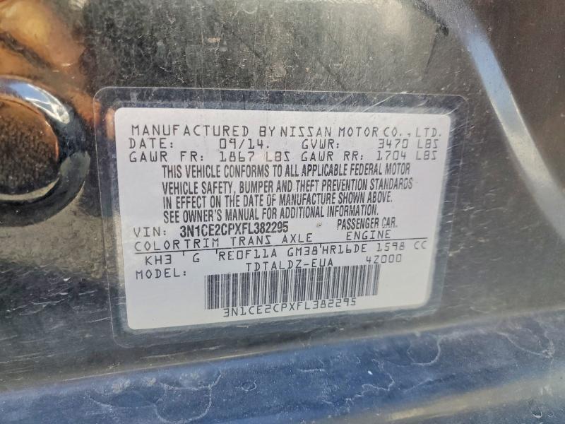 2015 Nissan Versa Note sv