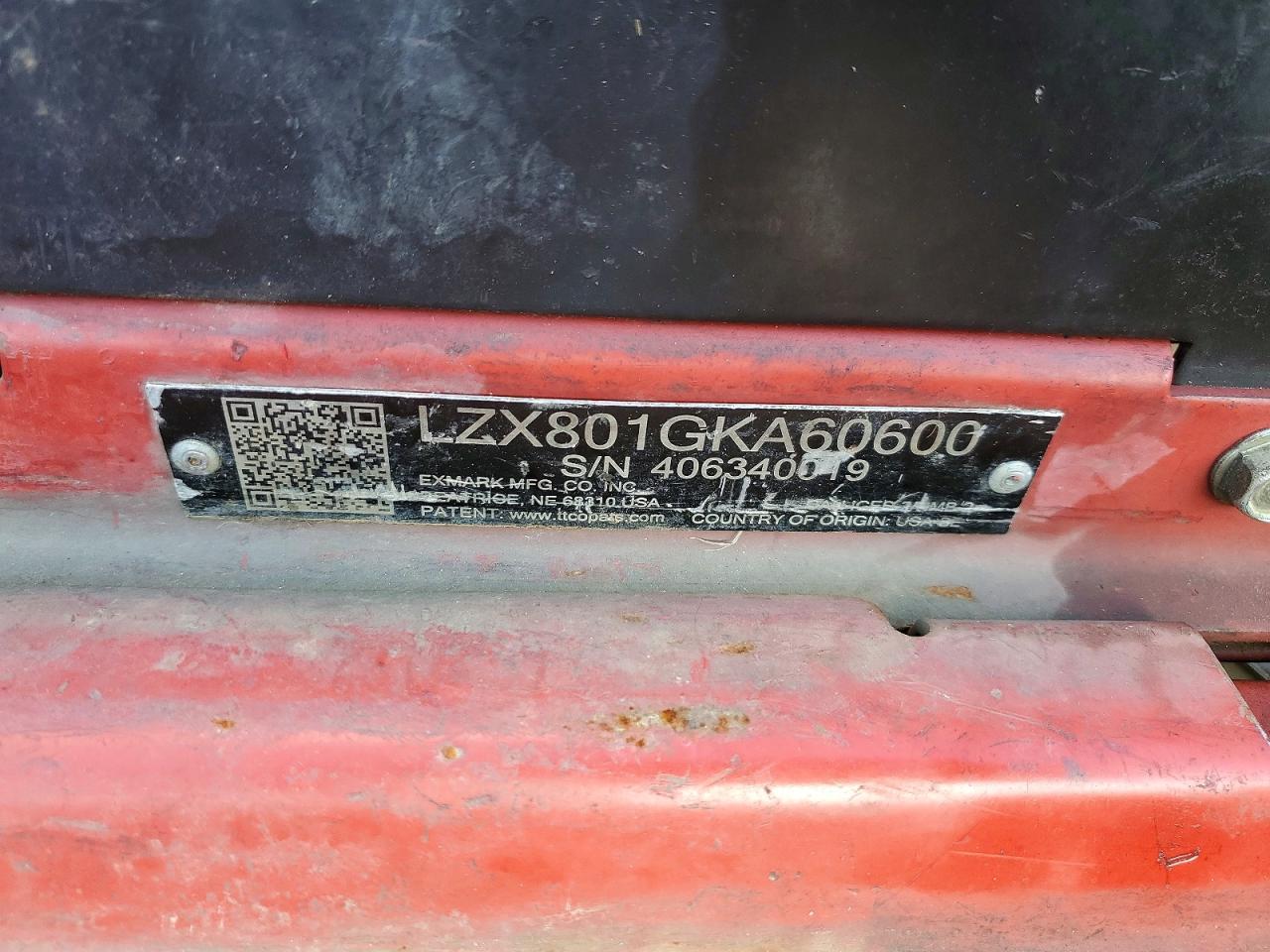 2019 Exmark Lazer 72'