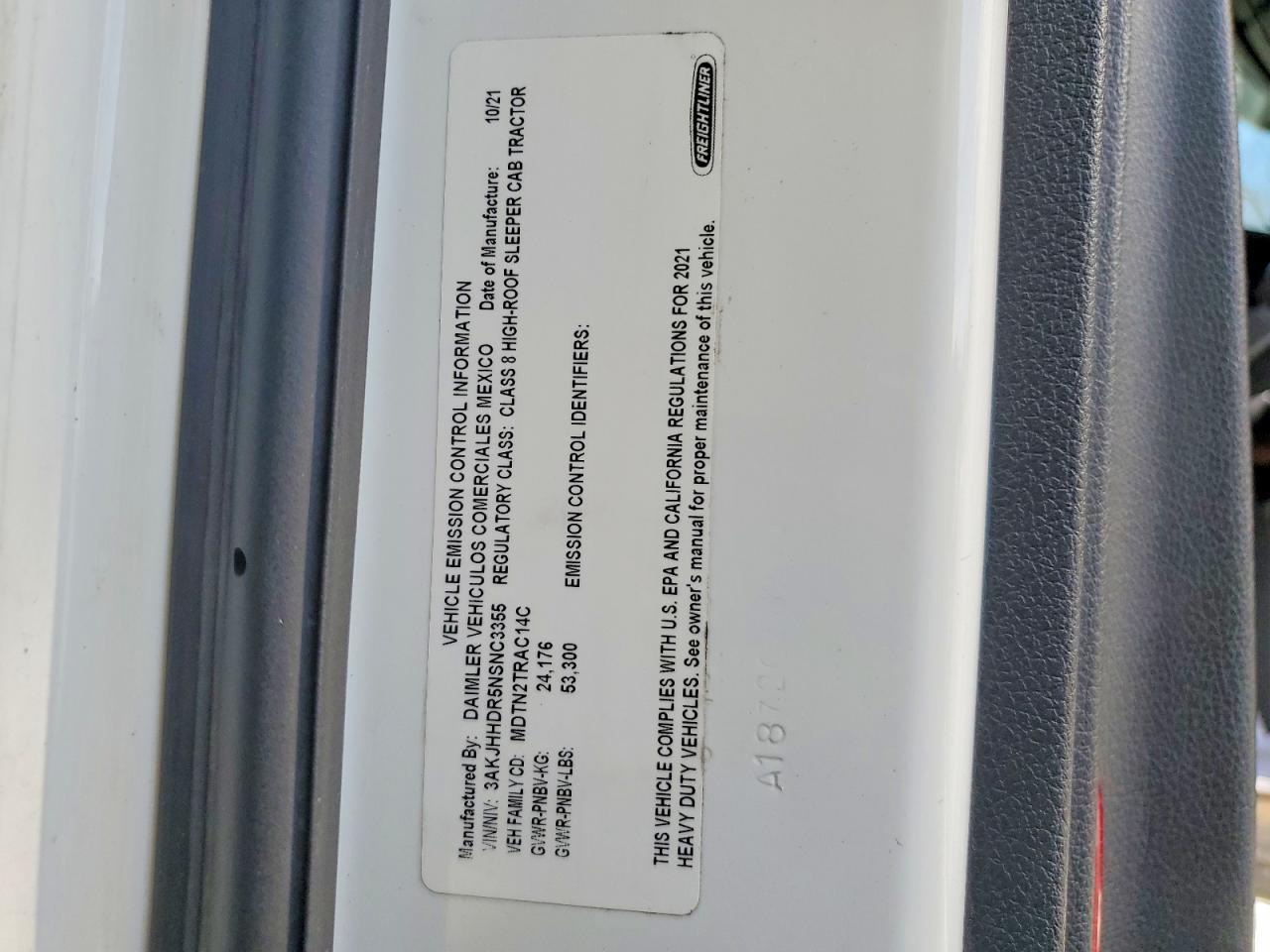 2022 Freigliner 2019 Freightliner Cascadia 126 Semi Truck