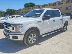 Salvage trucks for sale at Opa Locka, FL auction: 2019 Ford F150 Supercrew