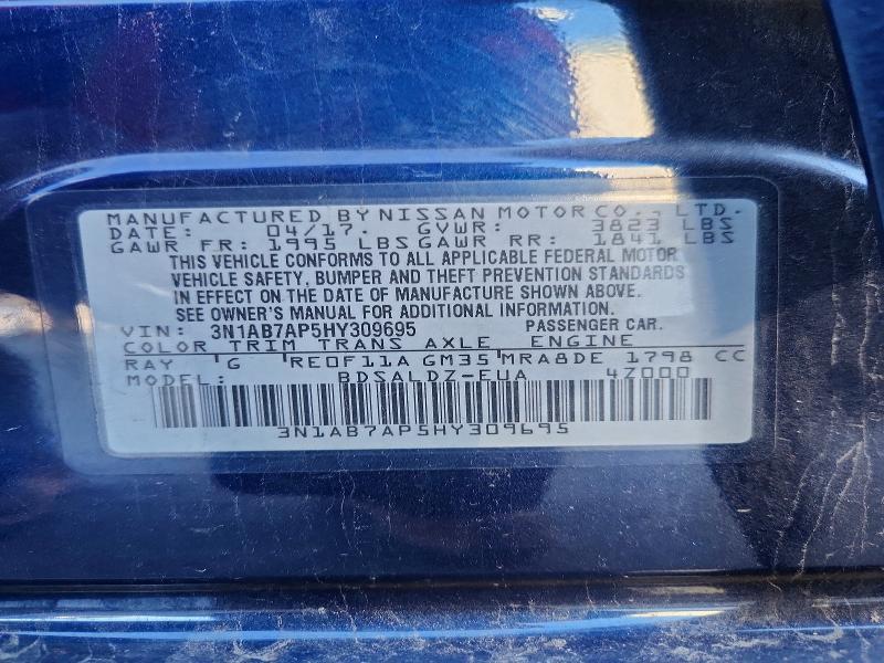 2017 Nissan Sentra sv