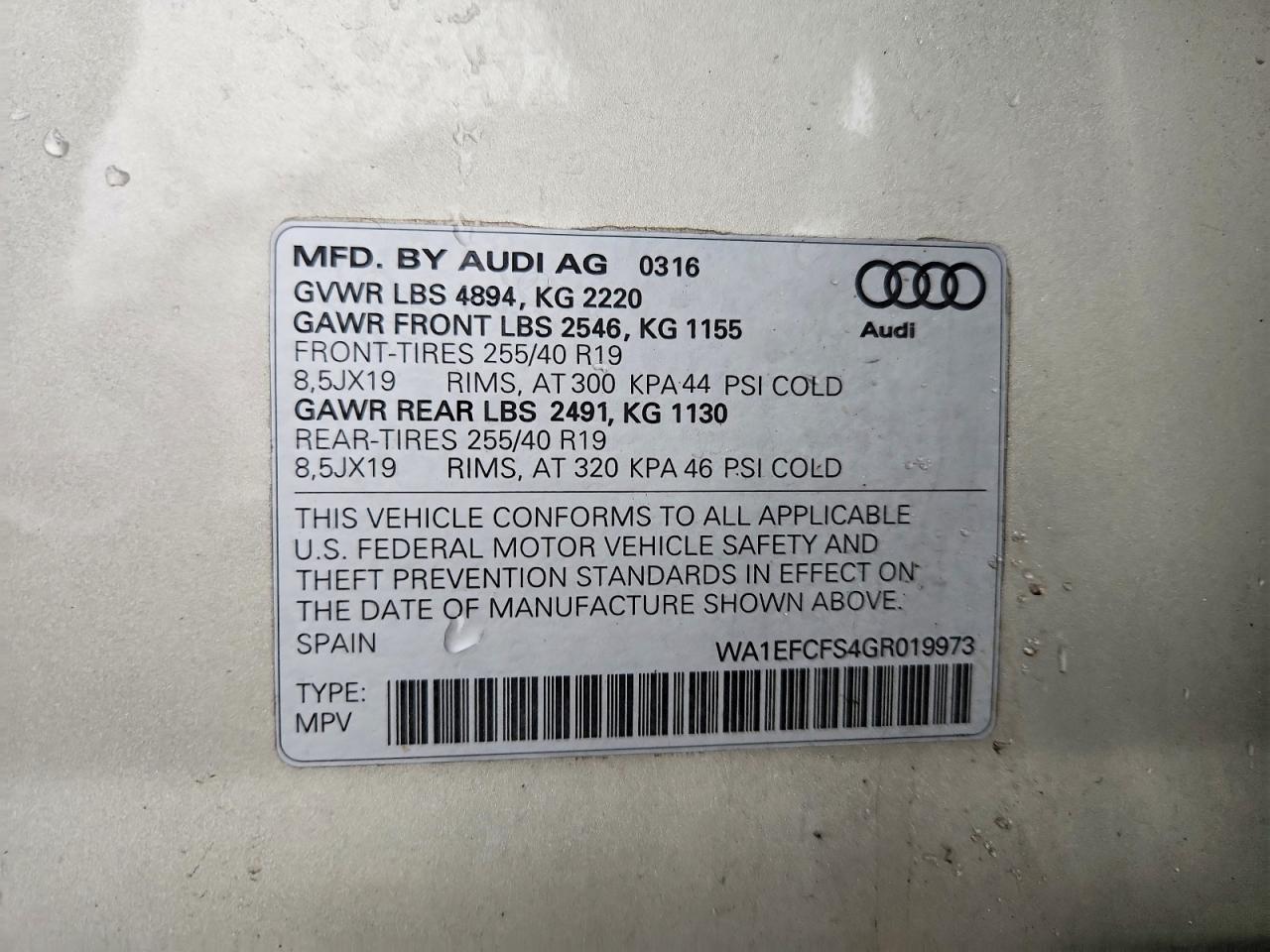2016 Audi Q3 Premium Plus