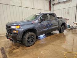 Salvage trucks for sale at Franklin, WI auction: 2020 Chevrolet Silverado K1500 Trail Boss Custom