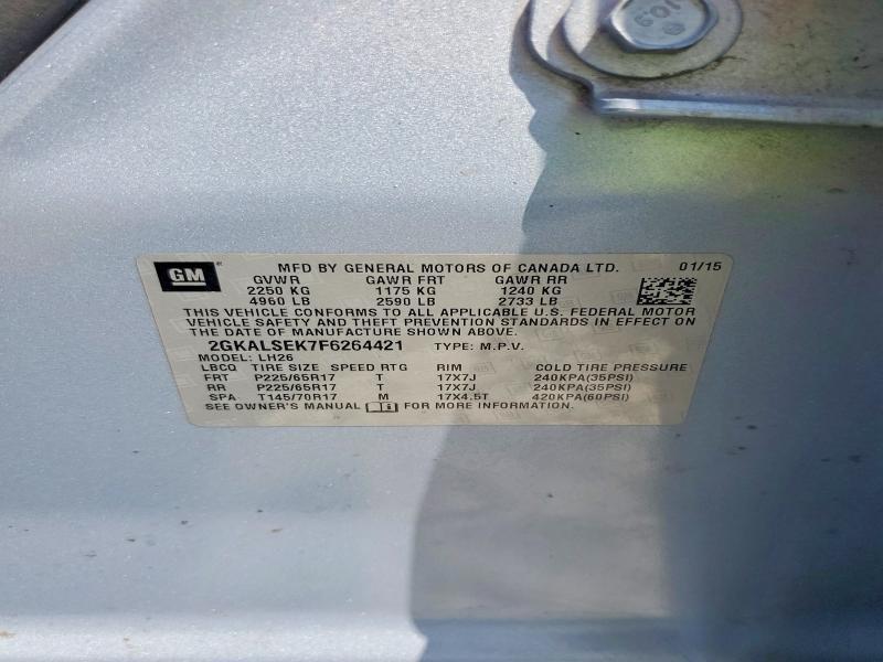 2015 GMC Terrain slt