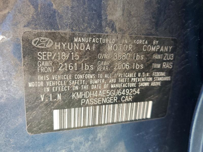 2016 Hyundai Elantra se